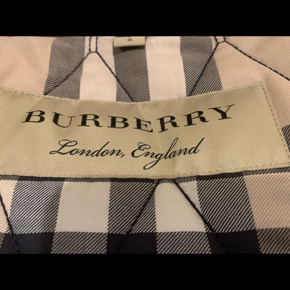 BURBERRY MEN’S GRANSWORTH NAVY BLUE DIAMOND NOVA CHECK COAT - Picture 7 of 15
